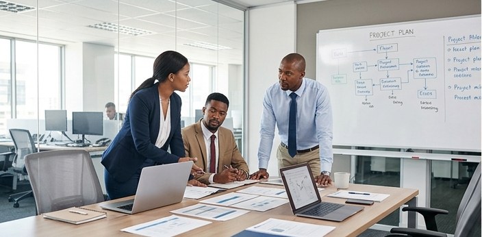 Professional services office in Johannesburg